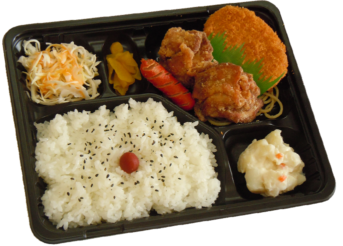 からあげメンチカツ弁当